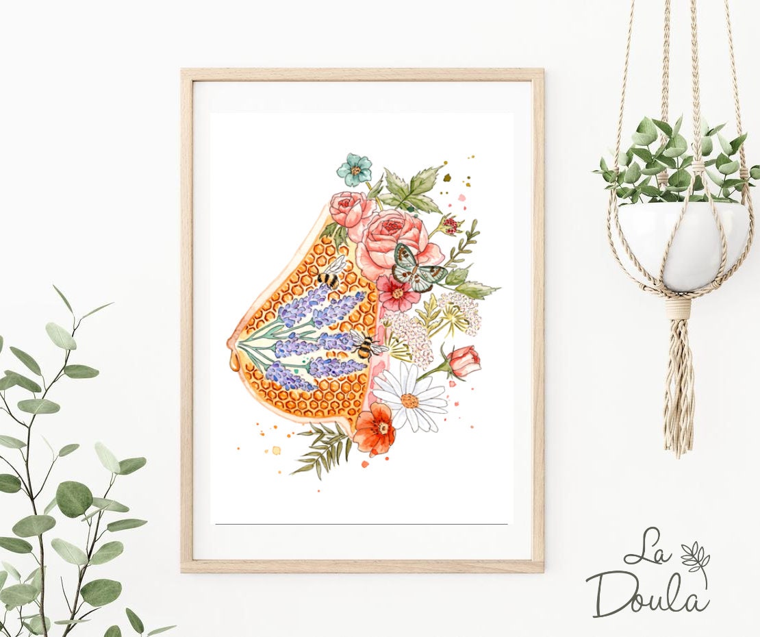 Liquid Gold watercolor poster