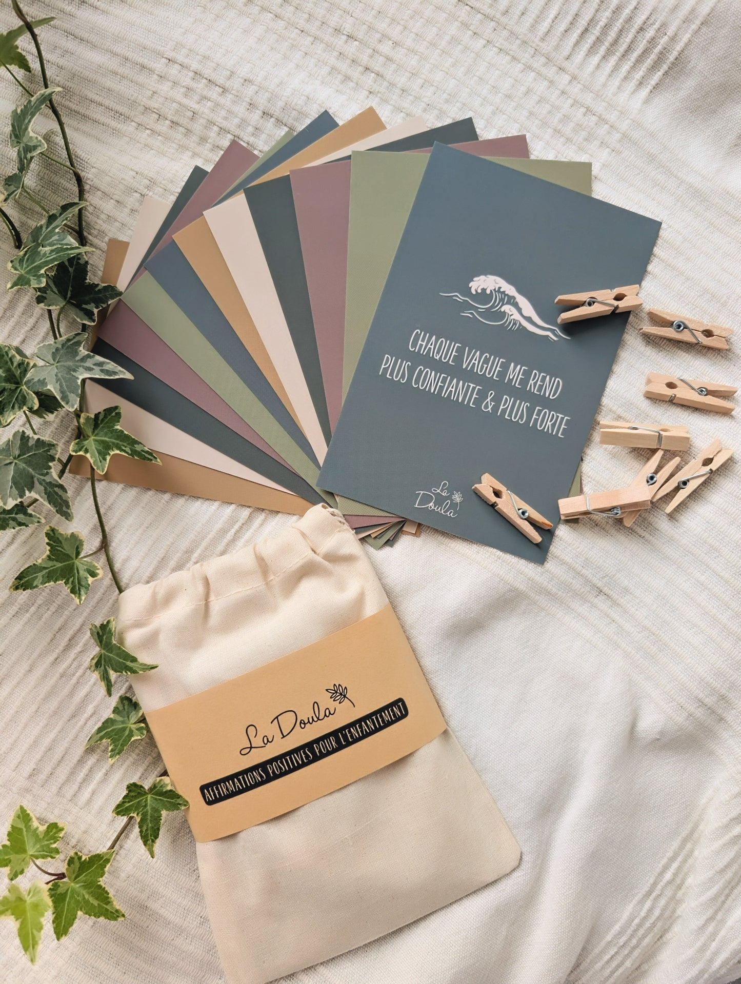 Cartes Affirmations Positives pour l'Enfantement