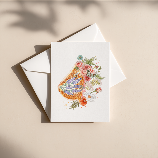 Carte de souhaits OR LIQUIDE