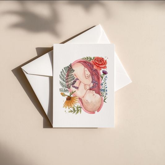 Carte de souhaits IN UTERO