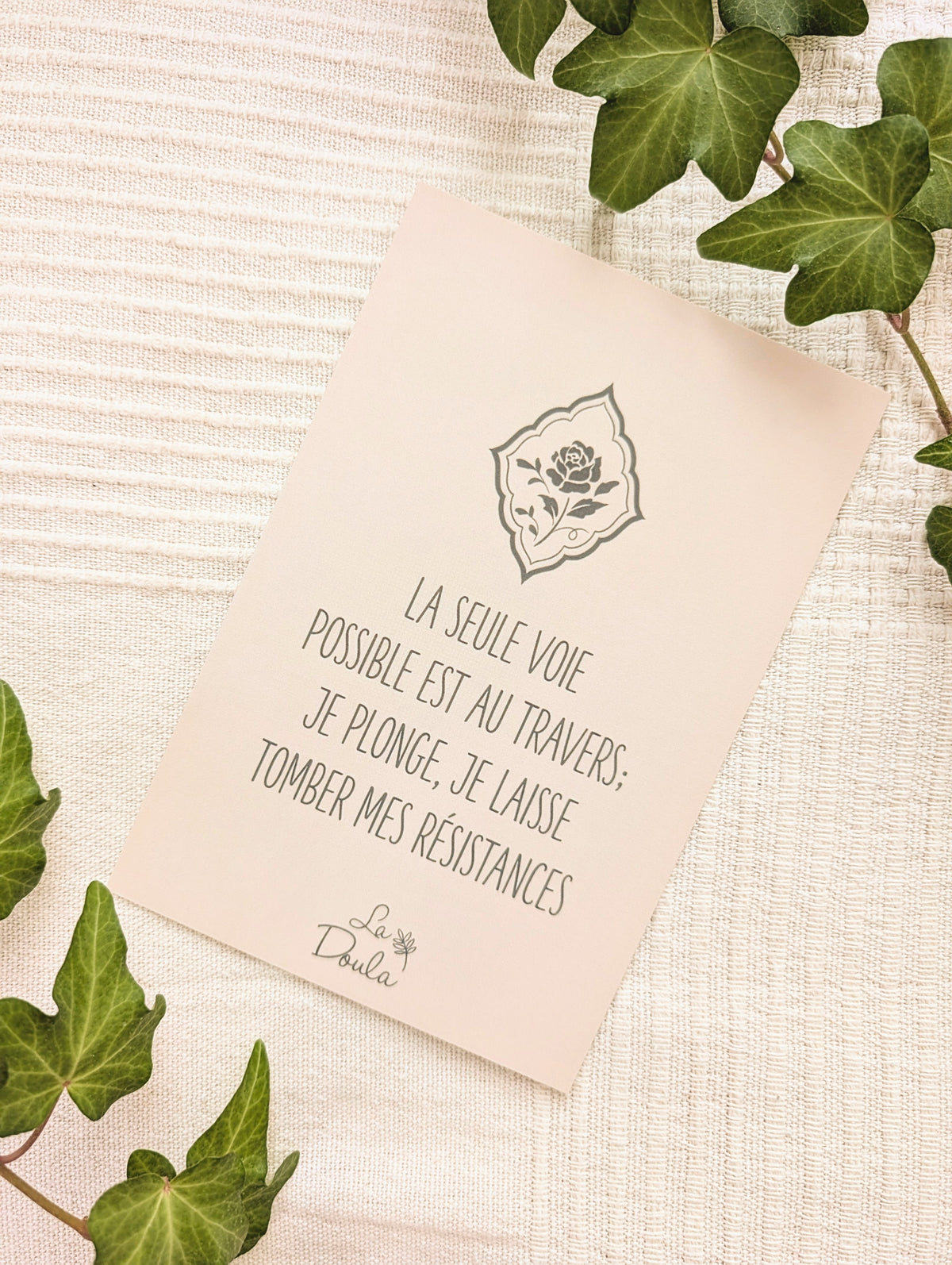 Cartes d'Affirmations pour l'Enfantement ANCRAGE *numérique*
