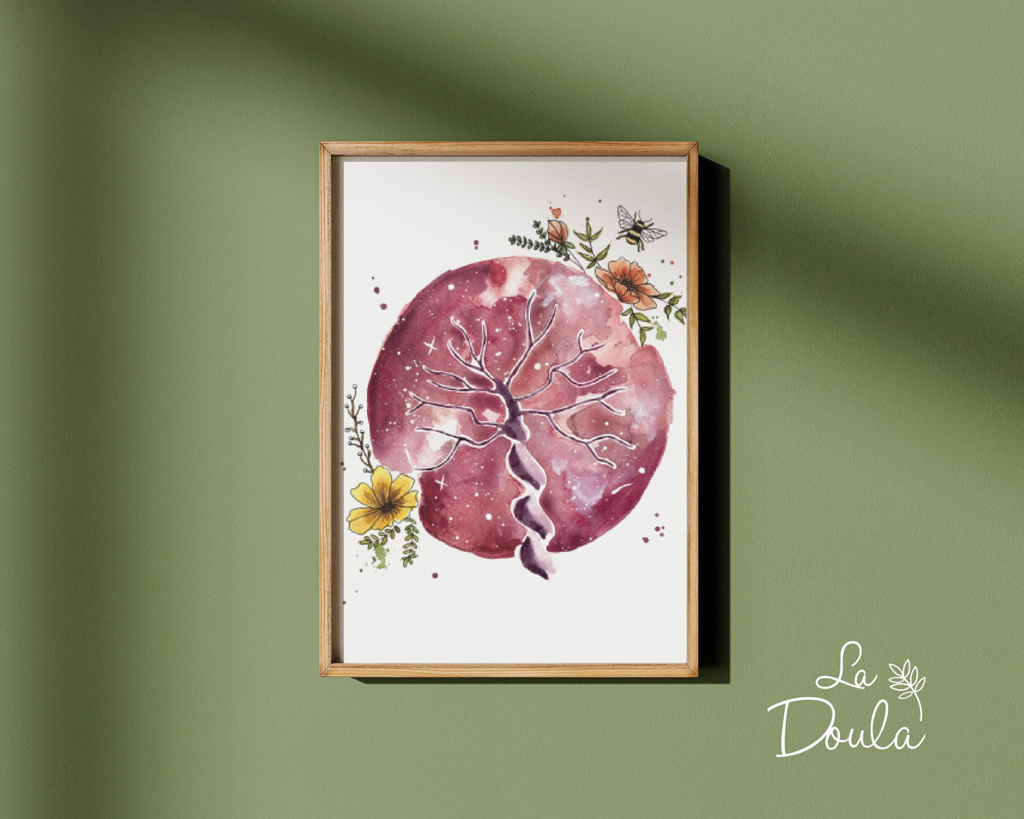 Affiche aquarelle LE PLACENTA