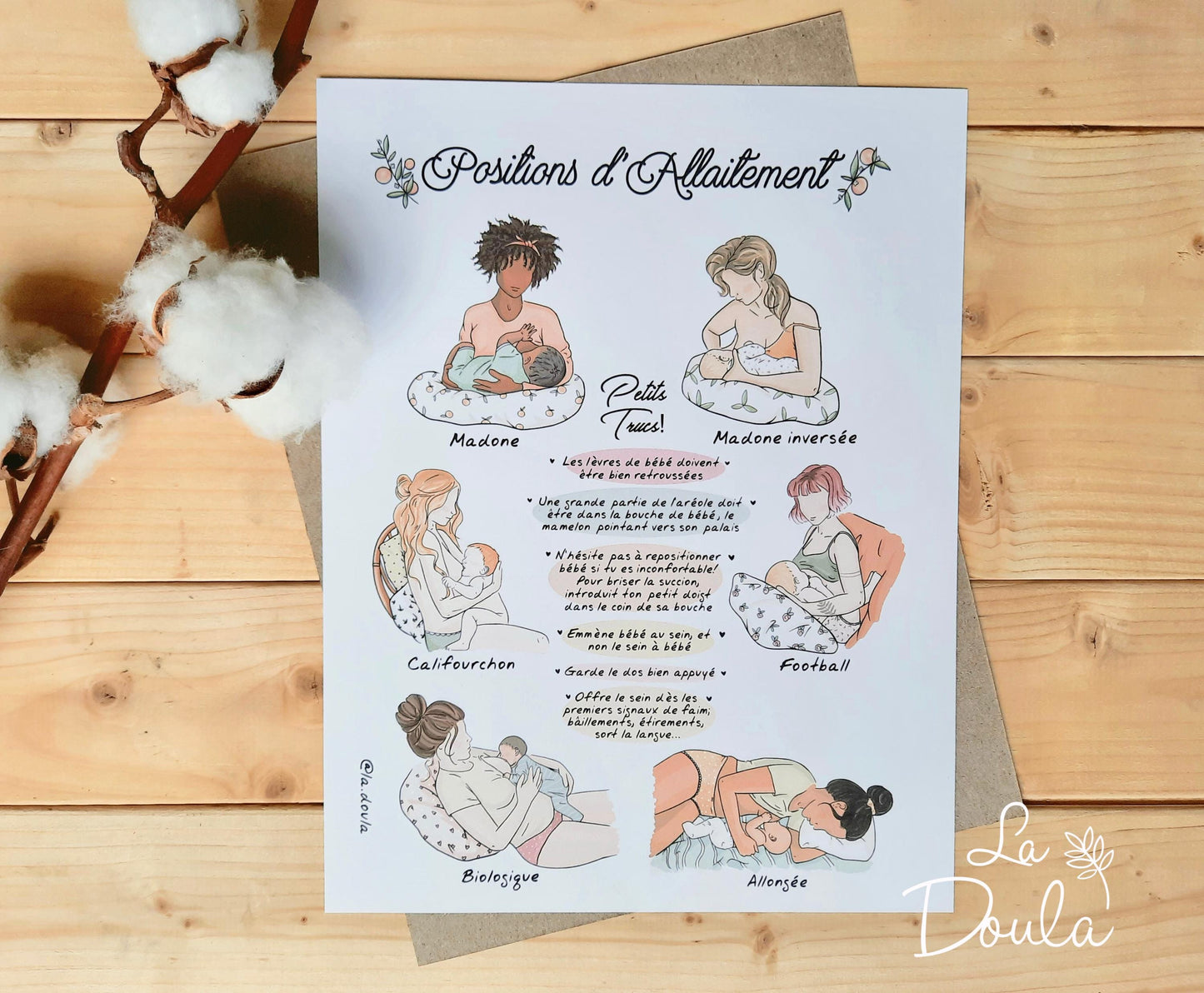 Breastfeeding Positions (Color Version)