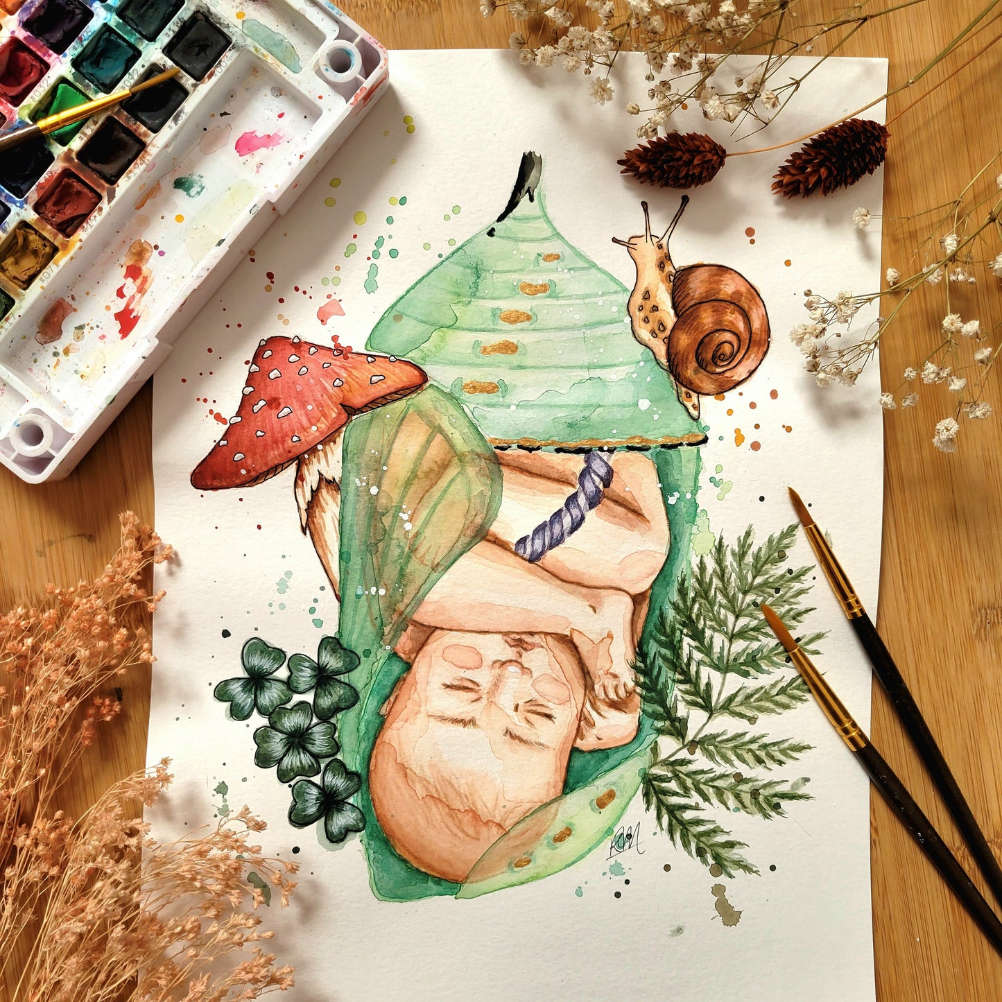 LITHA Watercolor Print