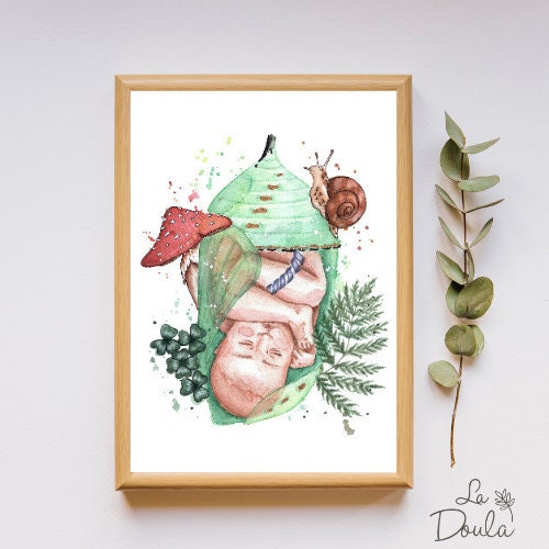 LITHA Watercolor Print