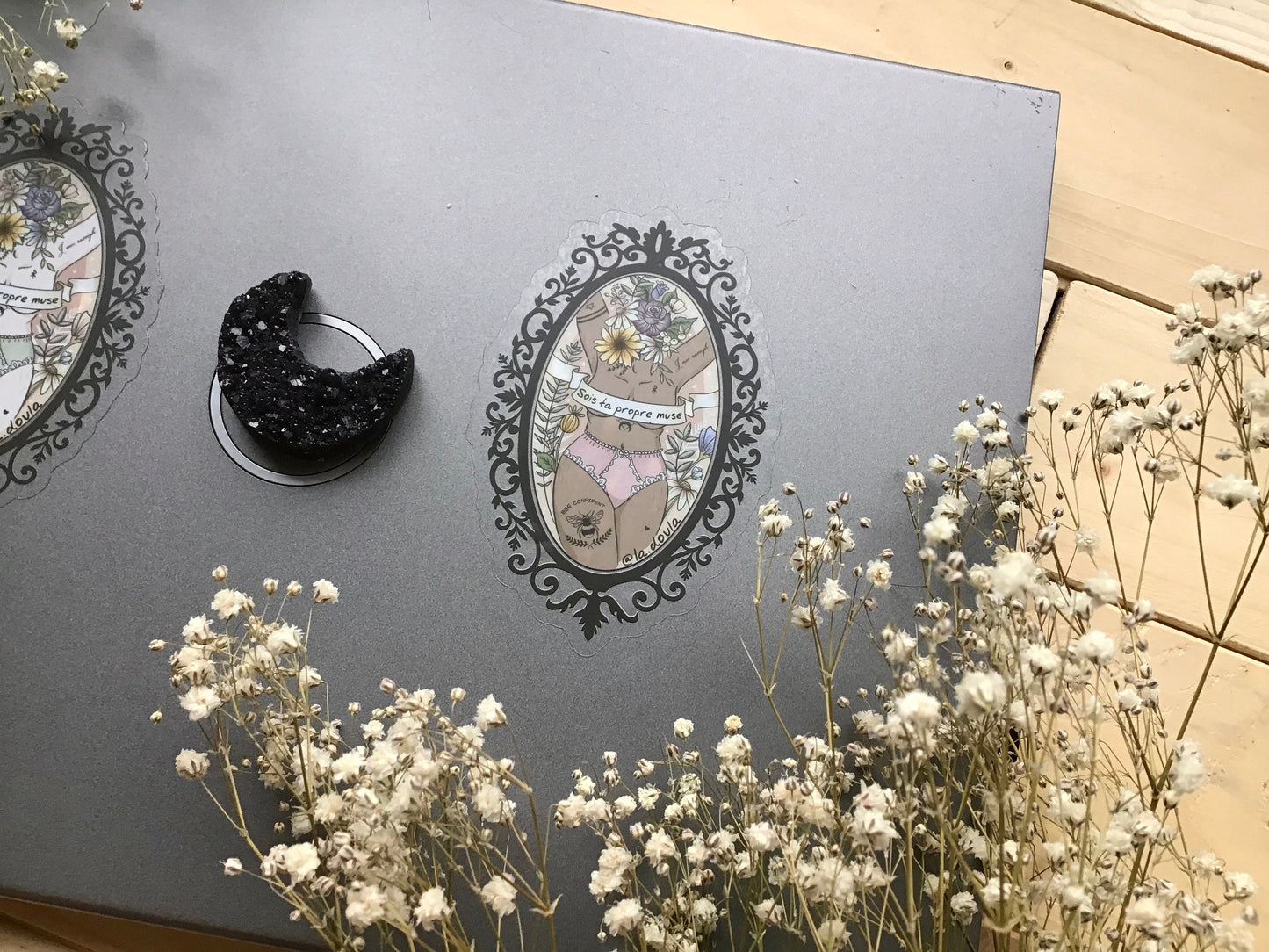 Sticker hydrofuge en vinyle SOIS TA PROPRE MUSE