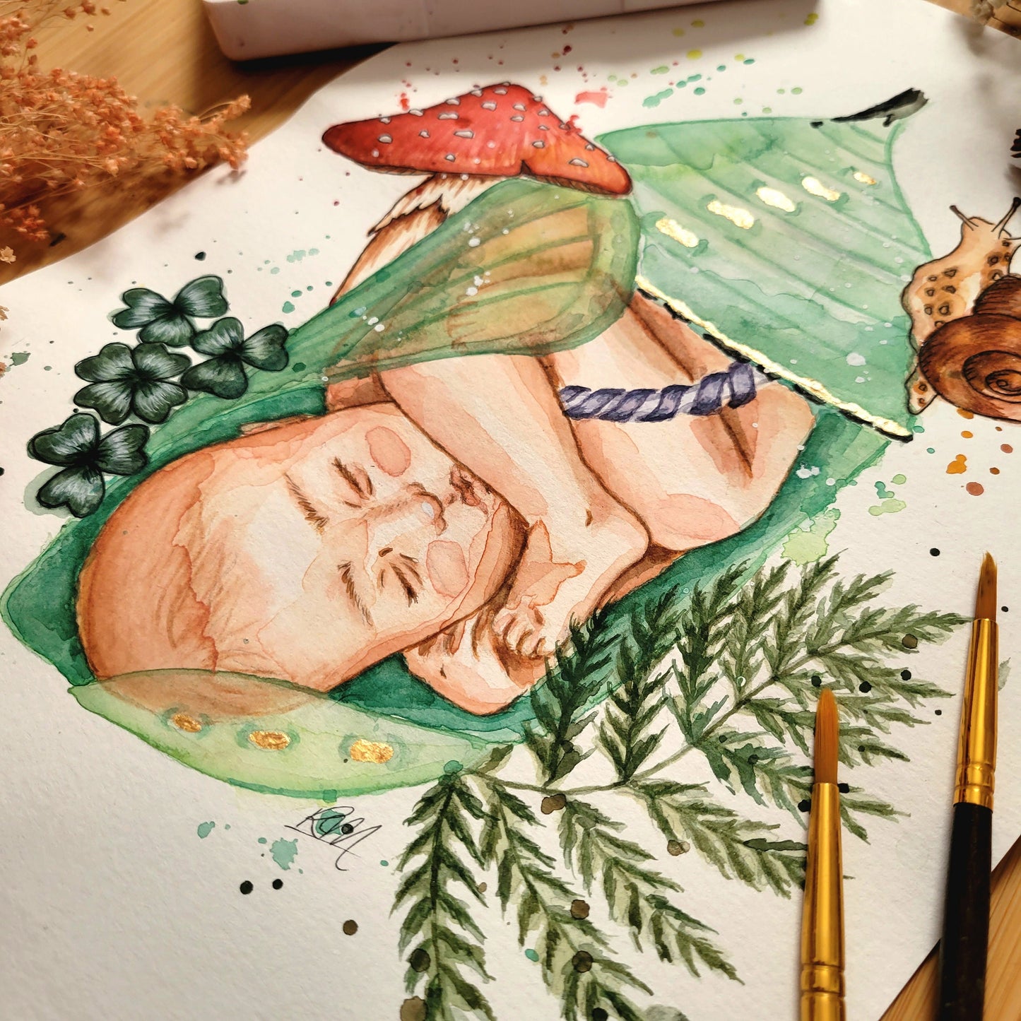 LITHA Watercolor Print