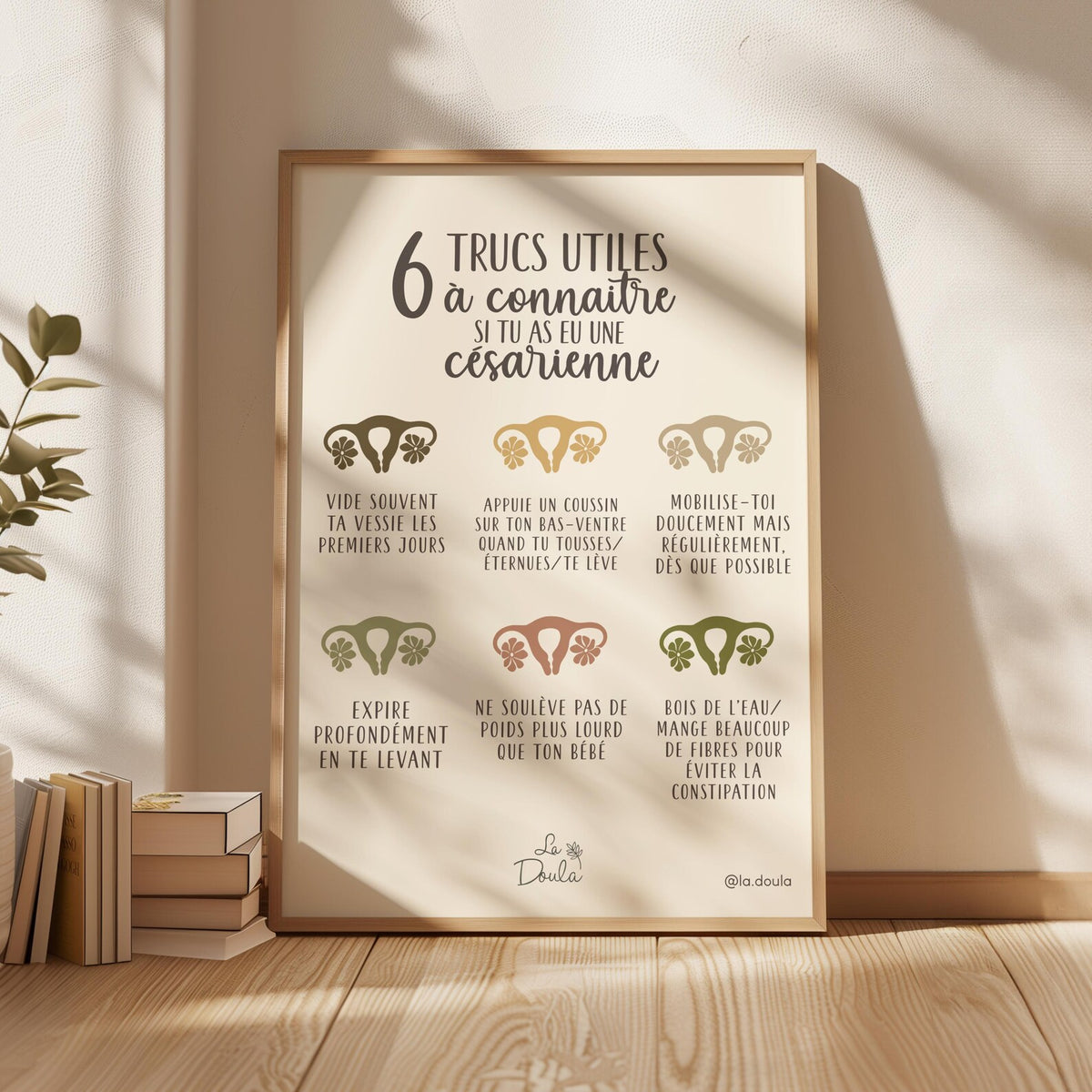 Affiche TRUCS POST CÉSARIENNE