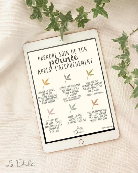 Fiche éducative SOINS DU PÉRINÉE
