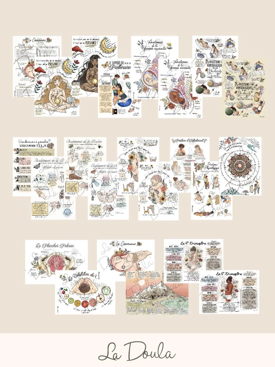 LOT COMPLET Préparation à la naissance (Version Papier)