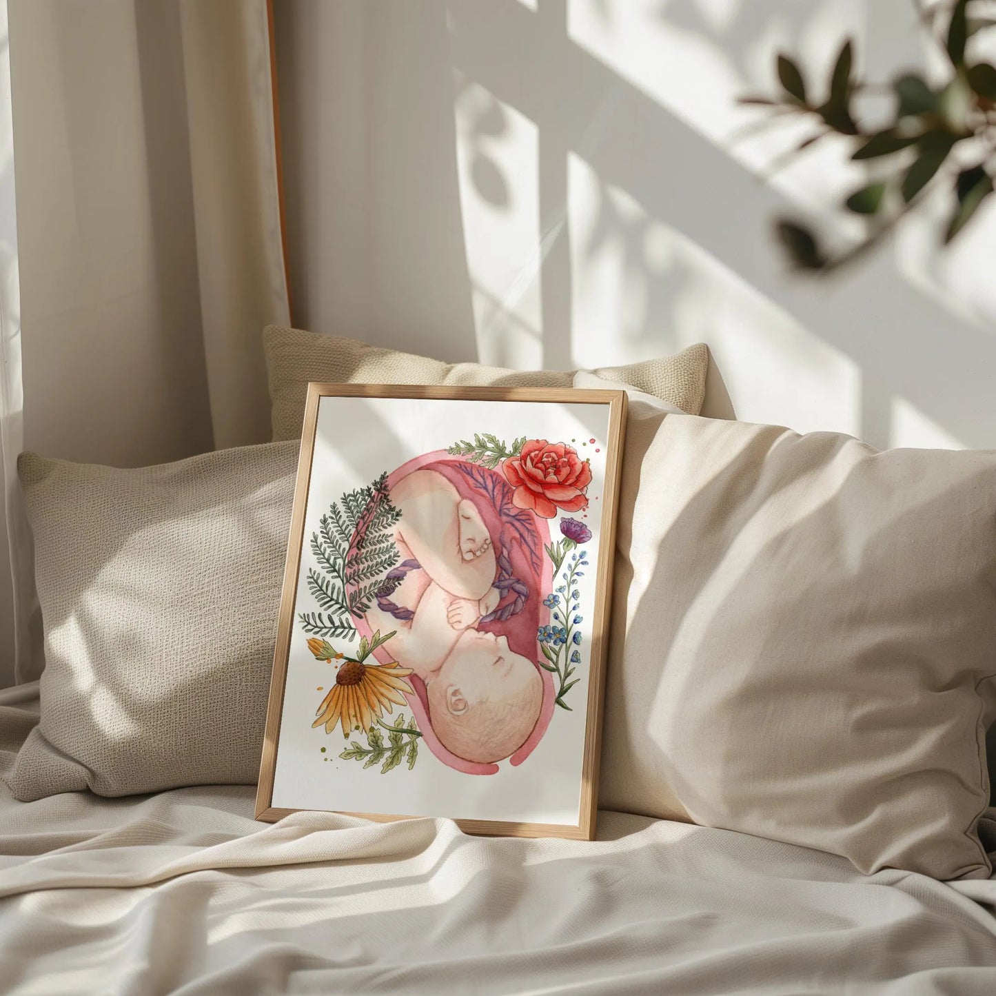 Affiche aquarelle IN UTERO