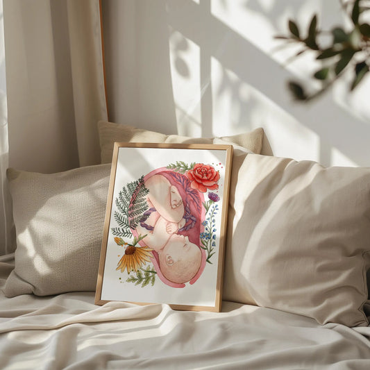 Affiche aquarelle IN UTERO