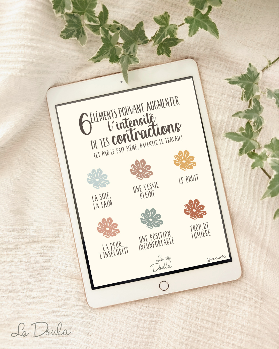Fiche éducative AUGMENTATION INTENSITÉ CONTRACTIONS